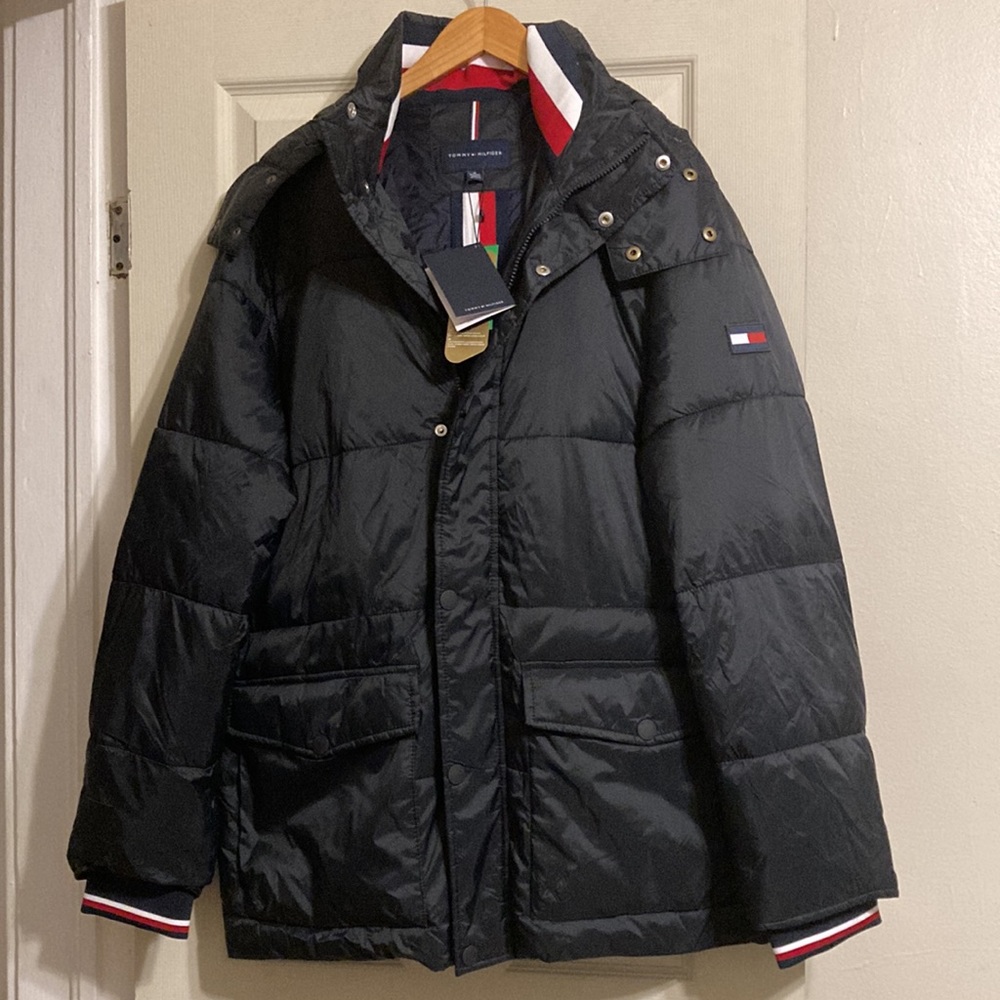 NWT Tommy Hilfiger Men’s FA Ski Jacket - Black